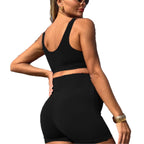 Damen Sportlicher Tankini mit elastischem Bund R&B