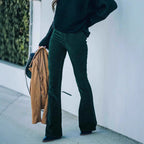 Damen Flared Jeans im eleganten 70er Jahre Stil R&B