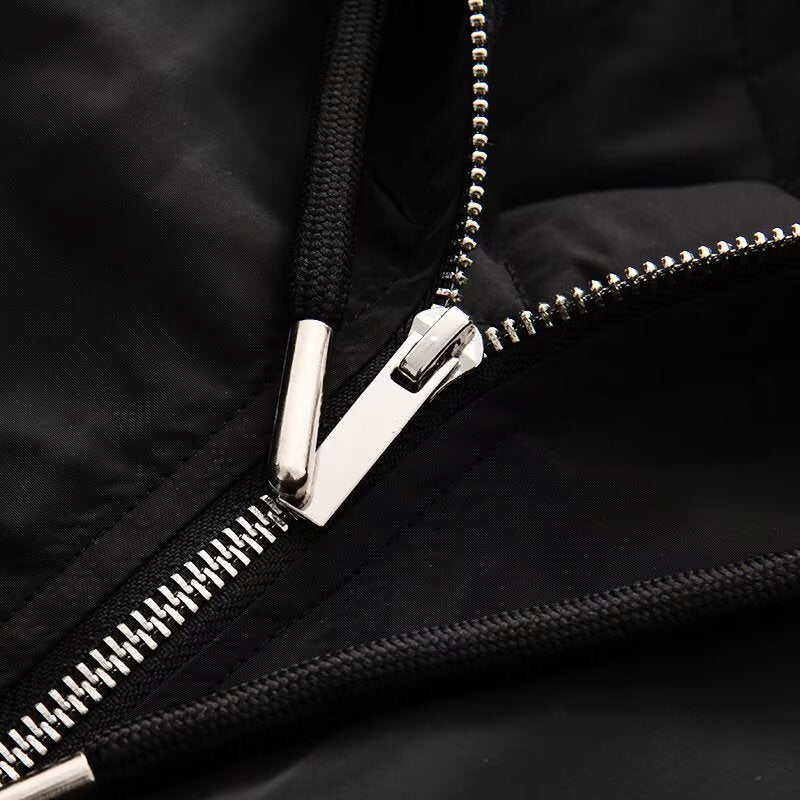 Damen sportliche Übergangsjacke mit hohem Kragen und praktischen Taschen R&B