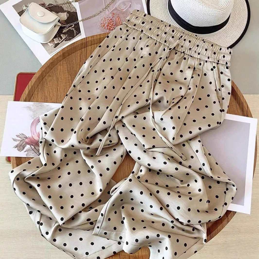 Damen Polka Dots Hose