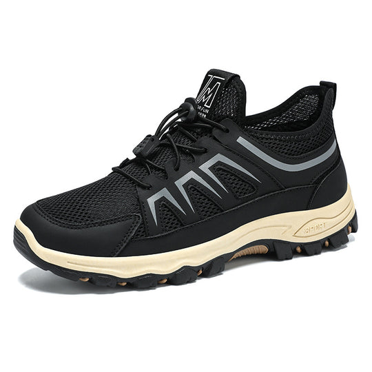 Damen Sportliche Trail-Sneaker mit atmungsaktivem Mesh und rutschfester Sohle R&B