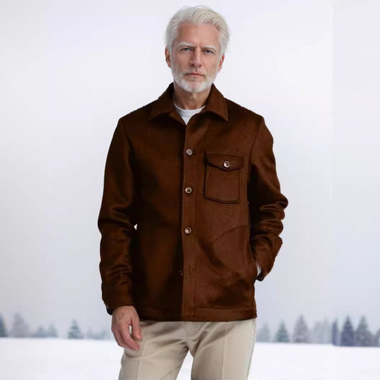 Herren Wolljacke im stilvollen Vintage-Look R&B