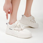 Damen Mode Sneakers mit verstärkter Sohle und atmungsaktiver Oberfläche R&B