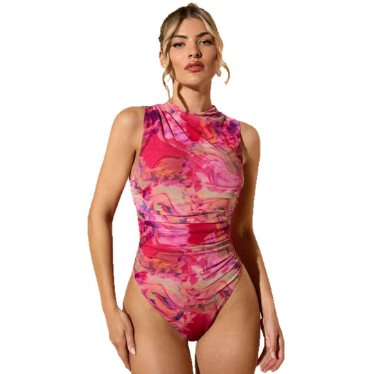 Damen Badeanzug mit hochgeschlossenem Design von R&B