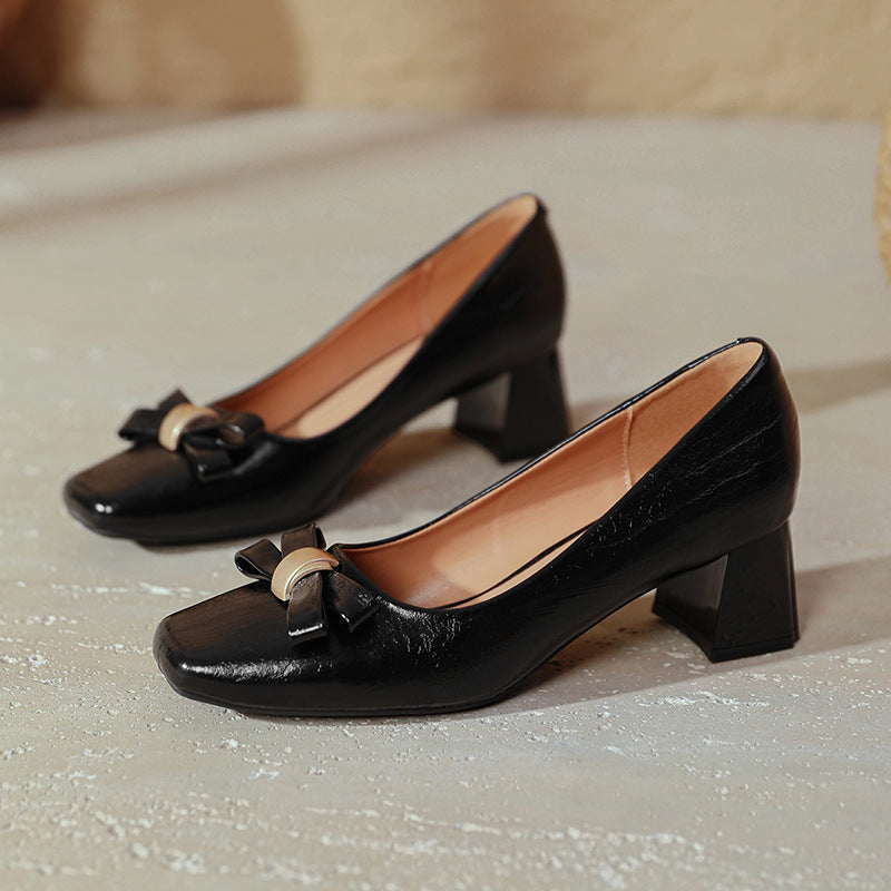 Damen elegante Schuhe mit Blockabsatz R&B