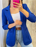 Damen eleganter Blazer mit tailliertem Schnitt und praktischen Taschen
