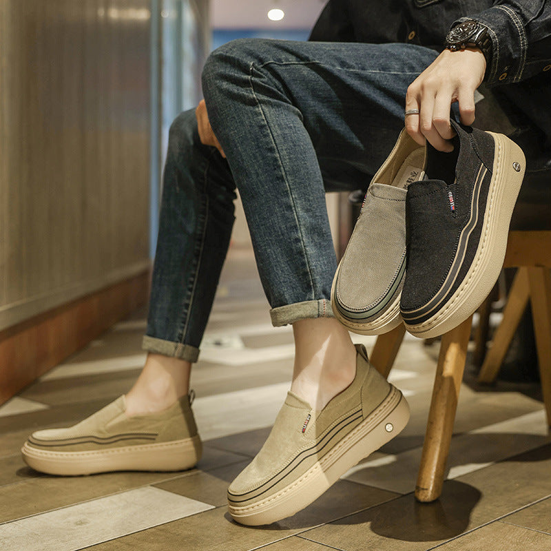 Damen Bequeme Slip-On Schuhe mit elastischen Einsätzen R&B