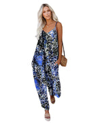 Damen Jumpsuit mit lässigem Schnitt und modischem Leopardenmuster R&B