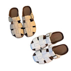 Damen Komfortable Sandalen mit modischen Riemendesign