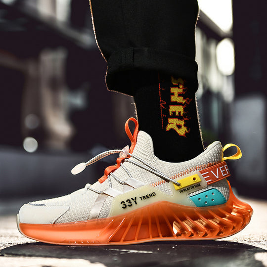 Damen Hochleistungs-Sneaker mit innovativem Dämpfungssystem und rutschfester Sohle R&B