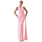 Damen Elegantes Wickelkleid mit tiefem V-Ausschnitt und figurschmeichelndem Schnitt R&B