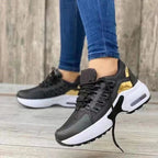 Damen Sportliche Sneakers mit atmungsaktivem Mesh-Obermaterial und dämpfender Sohle R&B