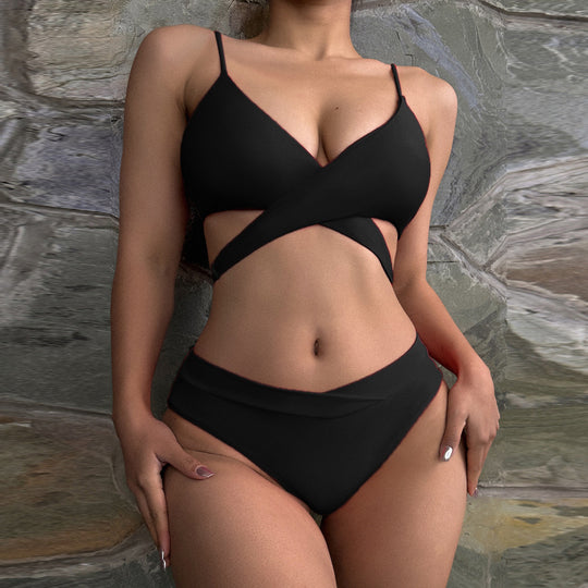 Damen Triangel-Bikini mit modischen Akzenten R&B