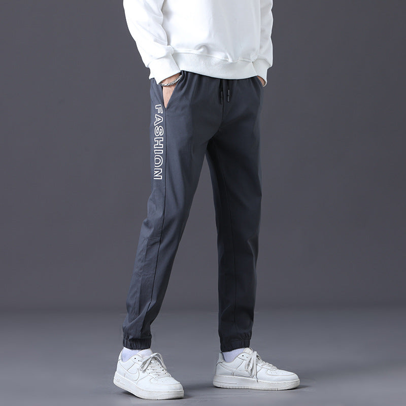 Herren modische Jogginghose mit elastischem Bund und seitlichen Taschen