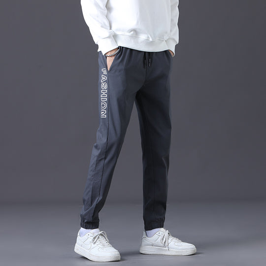 Herren modische Jogginghose mit elastischem Bund und seitlichen Taschen R&B