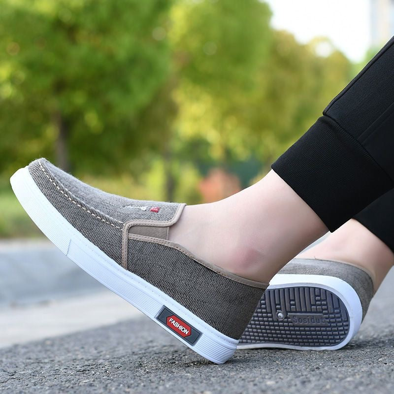 Damen Sportliche Slip-On Sneakers mit elastischem Einstieg und atmungsaktivem Obermaterial R&B