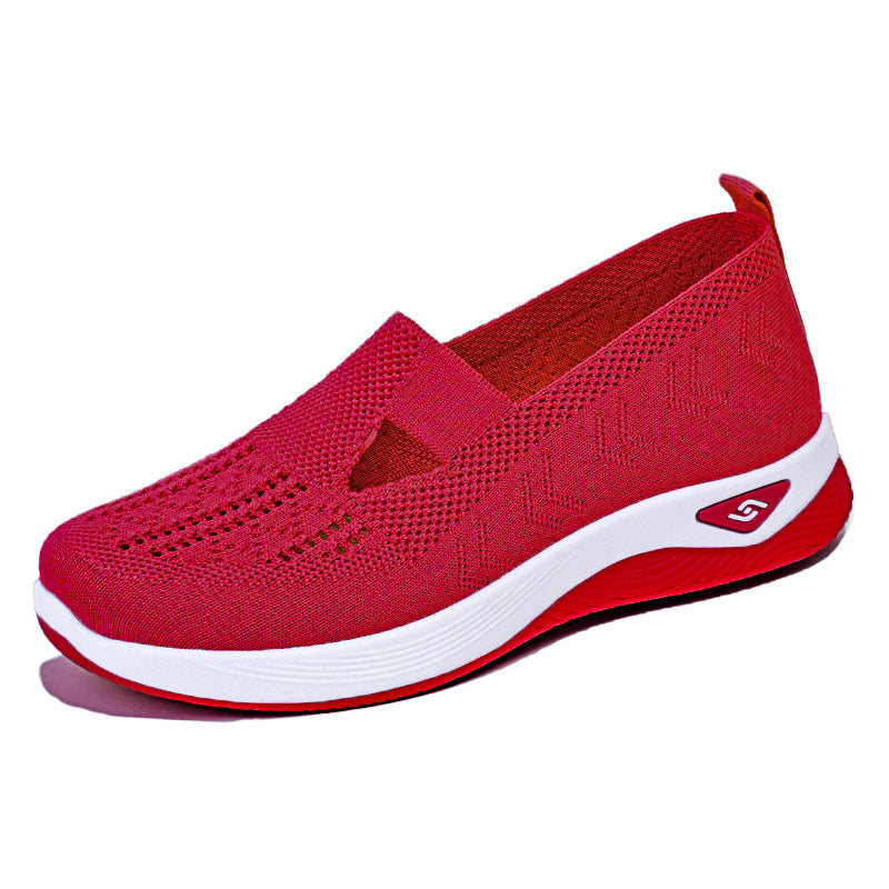 Damen Atmungsaktive Slip-On Sneakers mit elastischem Einschlupf R&B