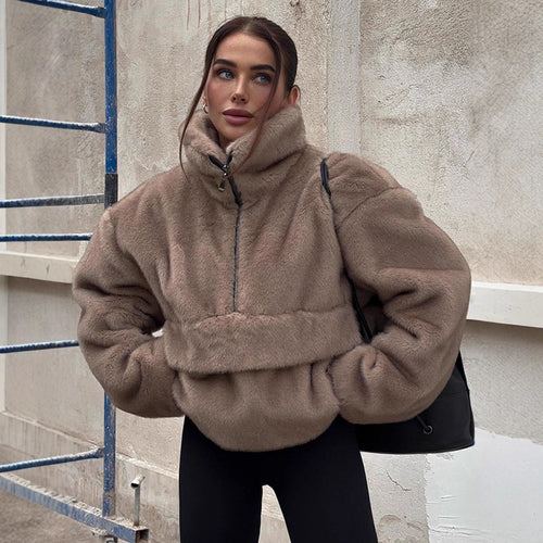 Damen Kuschelige Steppjacke R&B