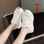 Damen Sneakers mit atmungsaktivem Mesh-Obermaterial und dämpfender Laufsohle R&B
