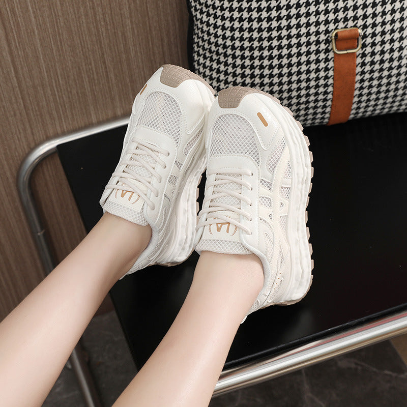 Damen Sneakers mit atmungsaktivem Mesh-Obermaterial und dämpfender Laufsohle R&B
