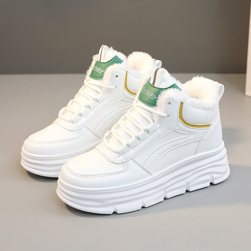 Damen High-Top Sneakers mit warmem Innenfutter und dämpfender Sohle R&B