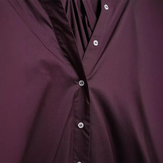 Damen vielseitige Bluse mit lässigem Schnitt und besonderem Falten-Design R&B