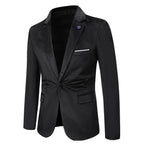 Damen eleganter samt Blazer mit slim fit