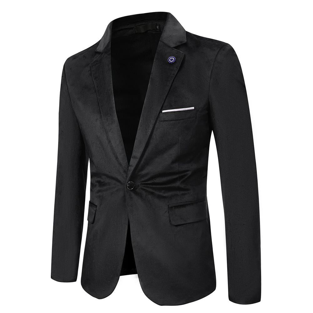 Damen eleganter samt Blazer mit slim fit