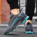 Damen Sportliche Lauf-Sneaker mit atmungsaktivem Mesh-Obermaterial und stoßdämpfender Sohle R&B
