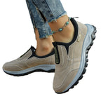 Damen Slip-On Sneakers mit elastischer Einfassung und rutschfester Profilsohle R&B