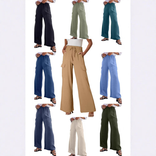 Damen Cargo-Hose aus leichtem Jersey R&B