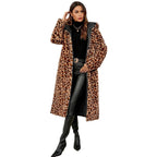 Damen Felljacke im Leopardenmuster R&B