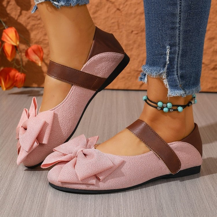 Damen Verspielte Ballerinas mit großem Schleifendetail R&B