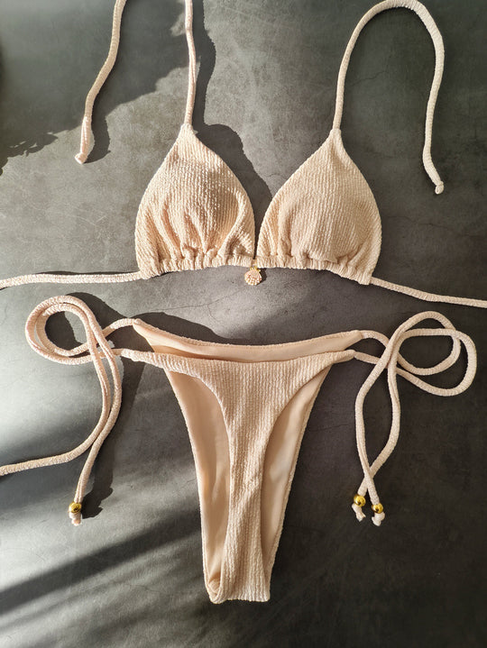 Damen Triangel-Bikini-Set mit raffinierten Schnürdetails R&B