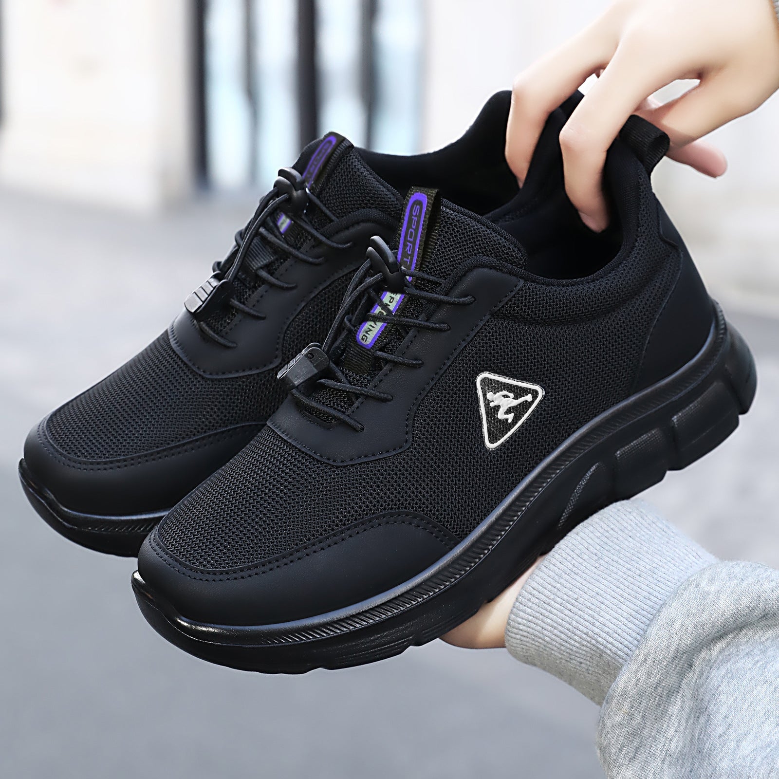 Damen Sportliche Laufschuhe mit elastischem Schnellschnürsystem R&B