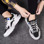 Damen Sportliche Sneaker mit atmungsaktiver Mesh-Konstruktion und stoßdämpfender Laufsohle R&B