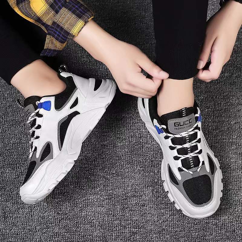 Damen Sportliche Sneaker mit atmungsaktiver Mesh-Konstruktion und stoßdämpfender Laufsohle R&B