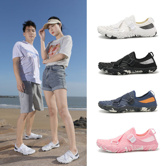 Damen Wassersportschuhe mit rutschfester Sohle und verstellbarem Riemen R&B