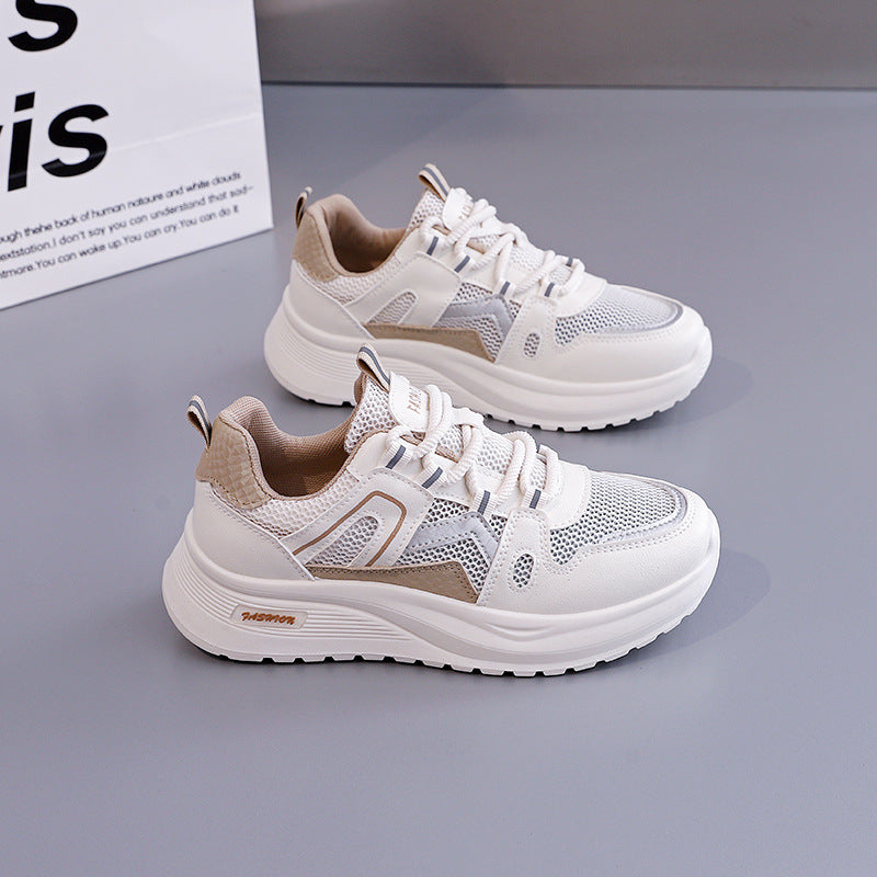 Damen Sneakers mit atmungsaktivem Mesh-Design und stoßdämpfender Sohle R&B