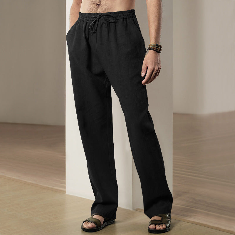Herren Bequeme Sommerfreizeithose mit elastischem Bund R&B