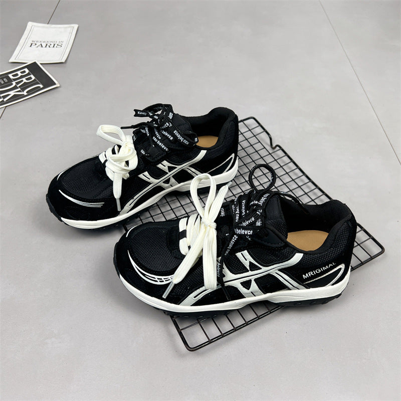 Damen sportliche Lauf-Sneaker mit dämpfender Sohlenkonstruktion und atmungsaktiver Mesh-Oberfläche R&B