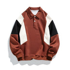 Damen modischer Polo-Pullover mit angesagten Farbkontrasten R&B