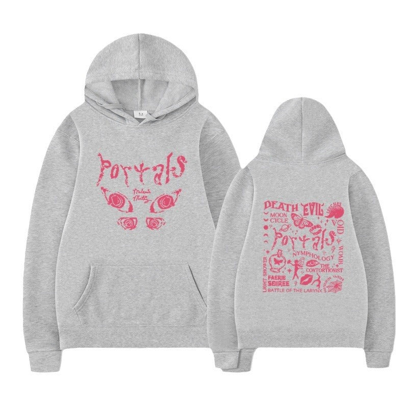 Damen Kapuzenpullover mit kreativem Motiv und bequemer Passform