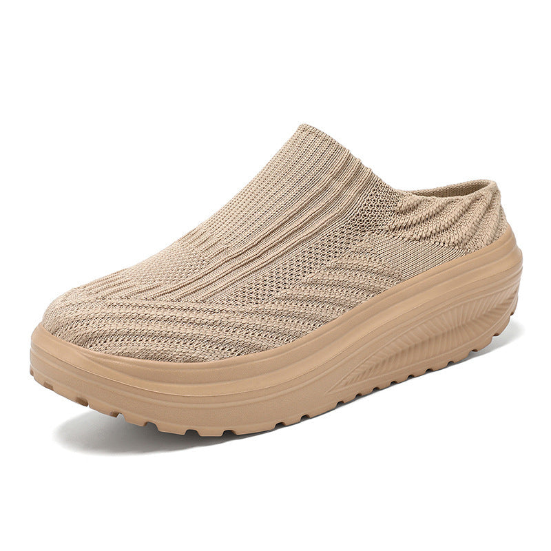 Damen bequeme Clogs mit atmungsaktivem Obermaterial und rutschfester Sohle