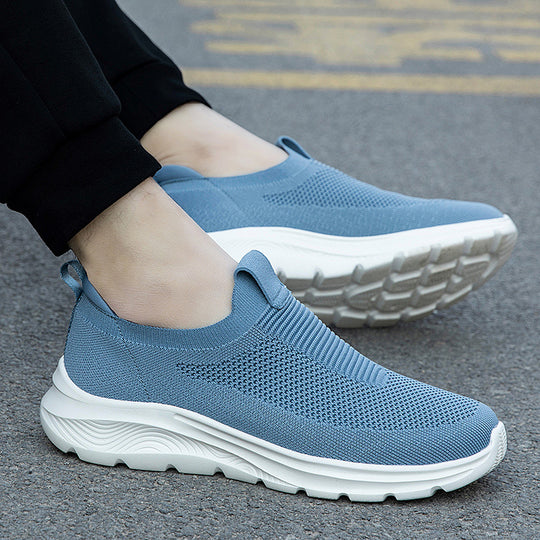 Damen Atmungsaktive Slip-On Sneakers mit flexiblem Strickdesign R&B