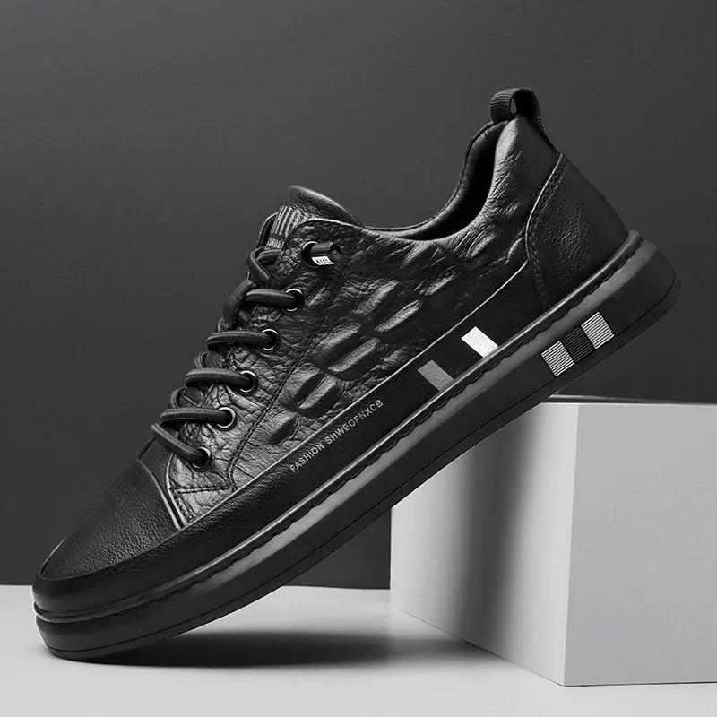 Damen Modische Sneakers mit edlem Schlangenmuster und strapazierfähiger Laufsohle R&B