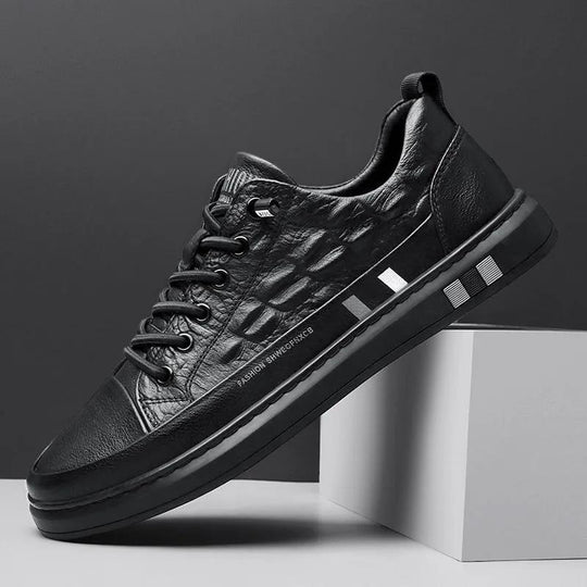 Damen Modische Sneakers mit edlem Schlangenmuster und strapazierfähiger Laufsohle R&B