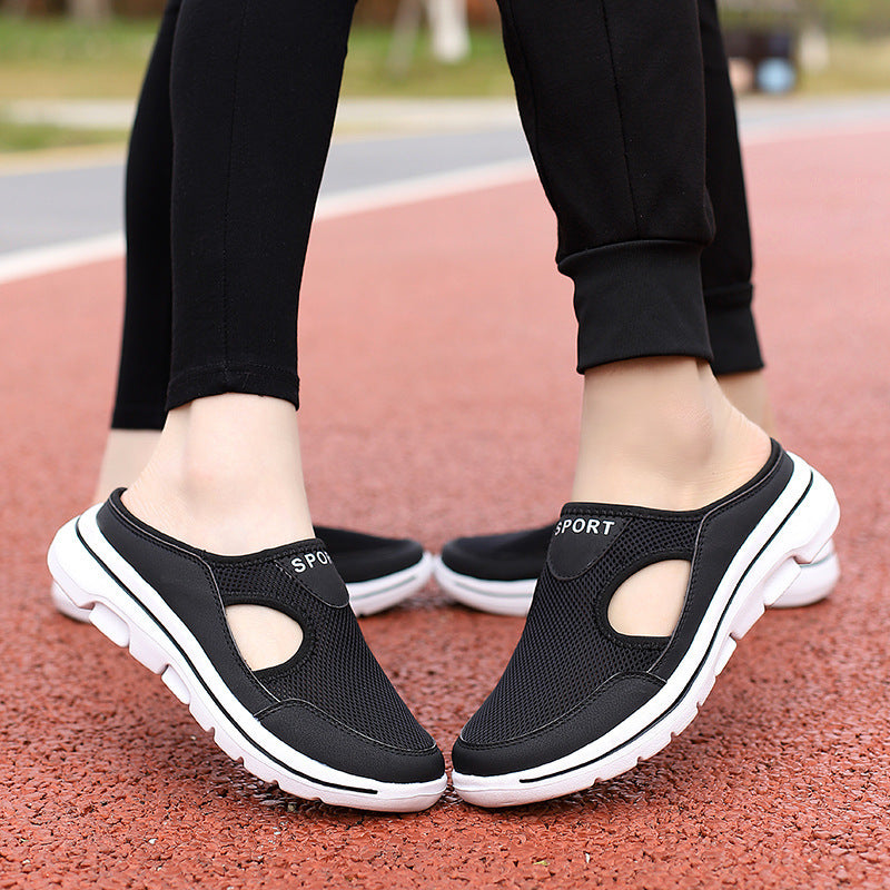 Damen nan atmungsaktive NetzgewR&Be-Slipper mit ergonomischem Komfortfußbett R&B