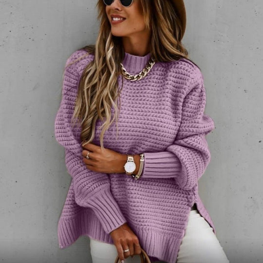 Damen Oversized Pullover mit strukturiertem Strick R&B