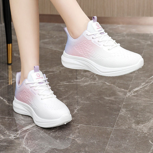 Damen Sportliche Sneakers mit atmungsaktiver Obermaterialstruktur und dämpfendem Laufprofil R&B